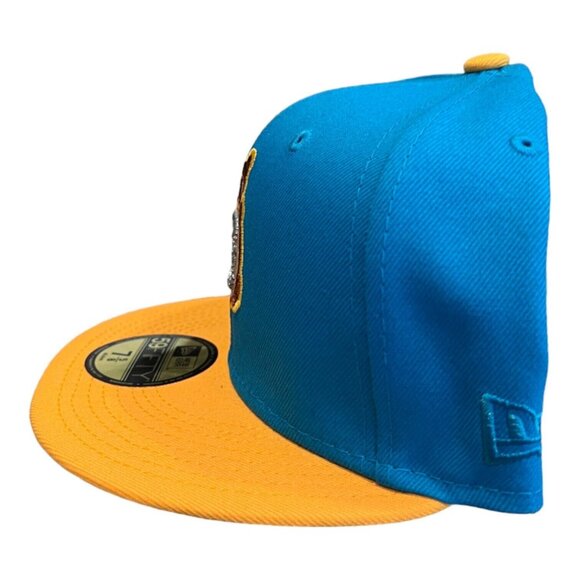 New Era Chicago Cubs 2 Tone 59FIFTY Hat Cap 1990 All Star Game Side Patch - Picture 6 of 9